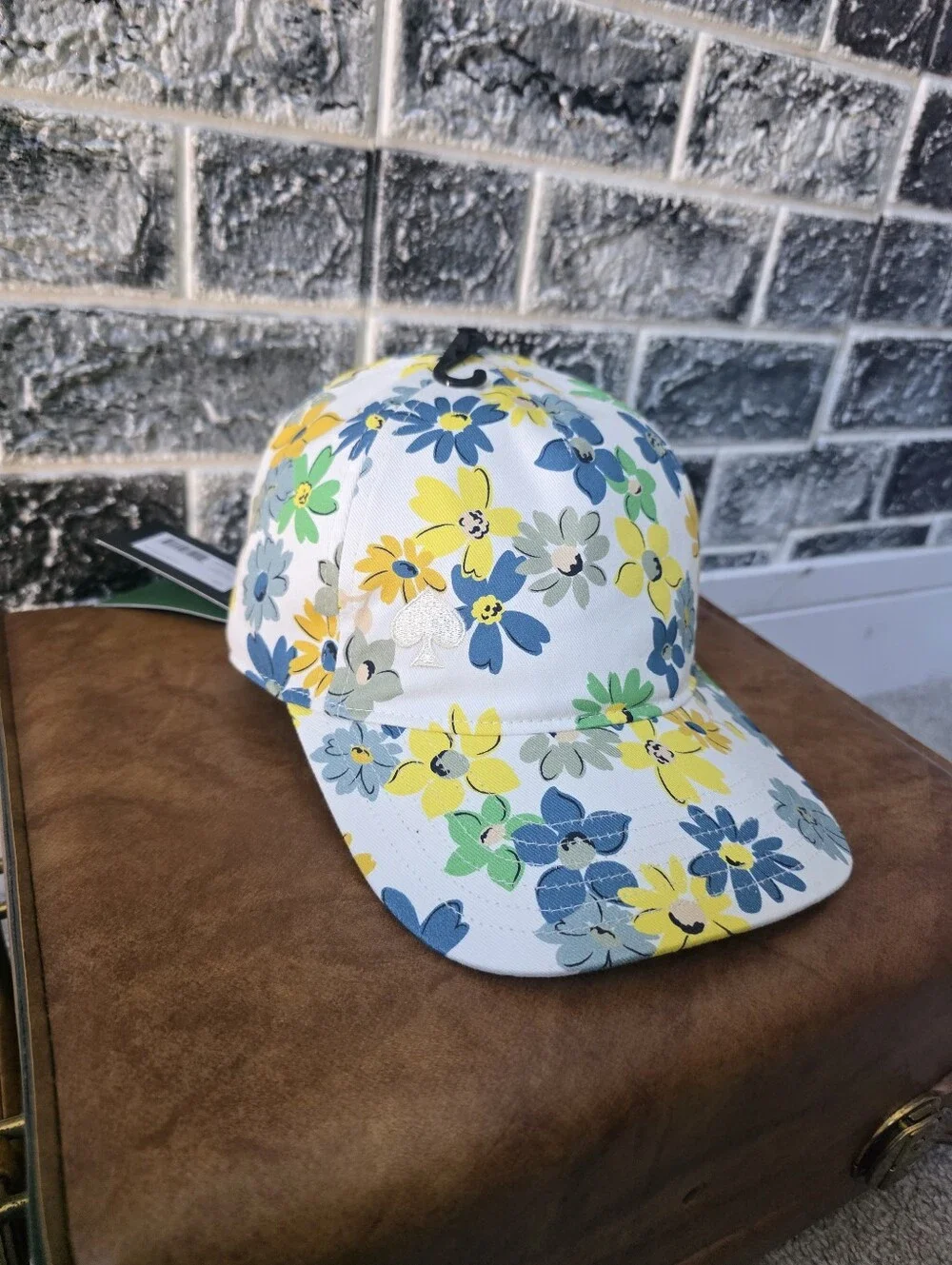 Kate Spade Women's Floral Print Baseball Cap One Size